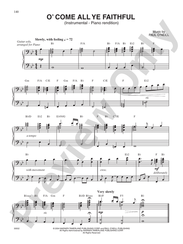 O Come All Ye Faithful - DSM-PS-0010917 - Piano (Digital Download)