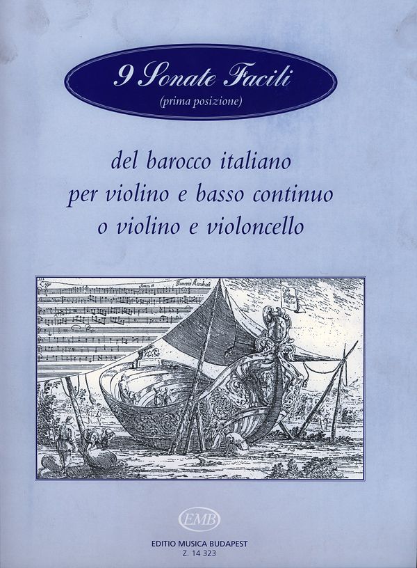 9 Easy Sonatas - Cello/Piano Accompaniment EMB M080143230