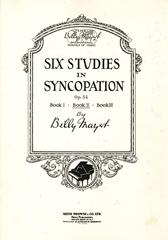Six Studies In Syncopation Op.55 Book 2 - Billy Mayerl - Piano Solo (Digital Download)