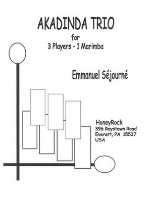 Akadinda Trio (3 Players 1 Marimba) - Emmanuel Sejourne - Marimba HoneyRock