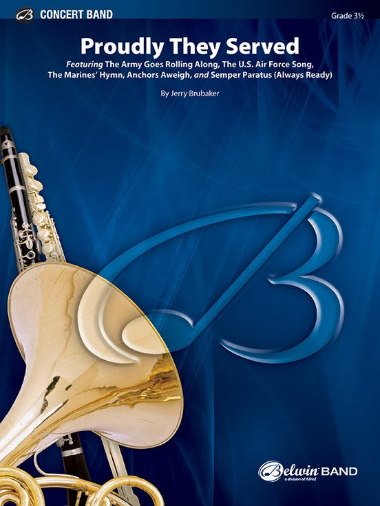Proudly They Served - Concert Band Conductor Score & Parts (Digital Download)