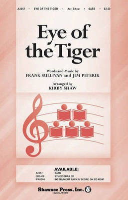 Eye of the Tiger - Frank Sullivan|Jim Peterik - Kirby Shaw Shawnee Press StudioTrax CD