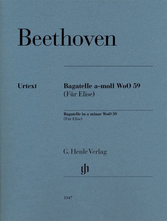 Beethoven - Fur Elise AMin WoO59 Piano Henle HN1347