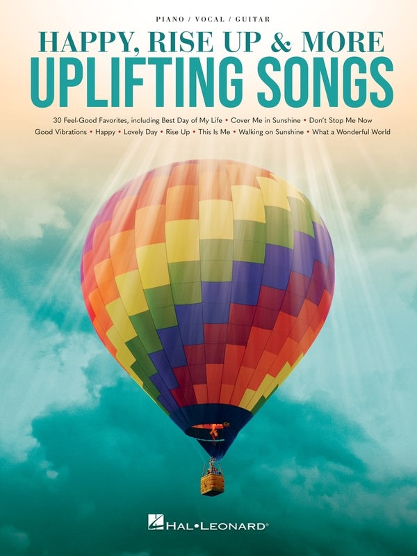 Happy, Rise Up & More Uplifting Songs - Piano/Vocal/Guitar PVG Hal Leonard 380355