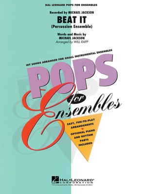 Beat It (Percussion Ensemble) - Will Rapp Hal Leonard Percussion Ensemble Score/Parts