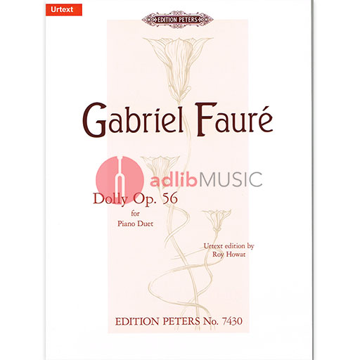 Faure - Dolly Op56 - Piano Duet - Peters EP7430