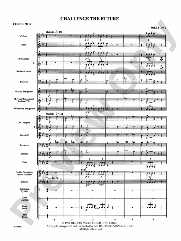 Challenge the Future - Concert Band Conductor Score & Parts (Digital Download)