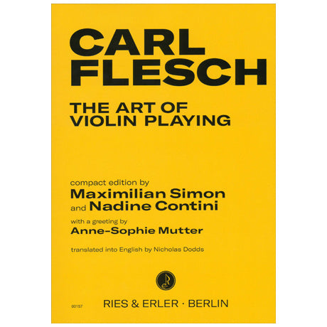 Flesch - The Art of Violin Playing Volumes 1 & 2 - Violin Book Ries & Erler RE00157