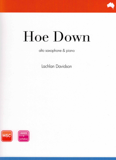 Davidson - Hoe Down - Alto Saxophone/Piano Accompaniment Reed Music RM310