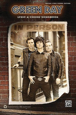 Green Day - Lyric & Chord Songbook - Guitar Alfred Music Guitar Solo