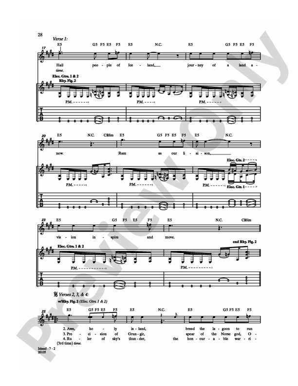 Island - Guitar TAB (Digital Download)