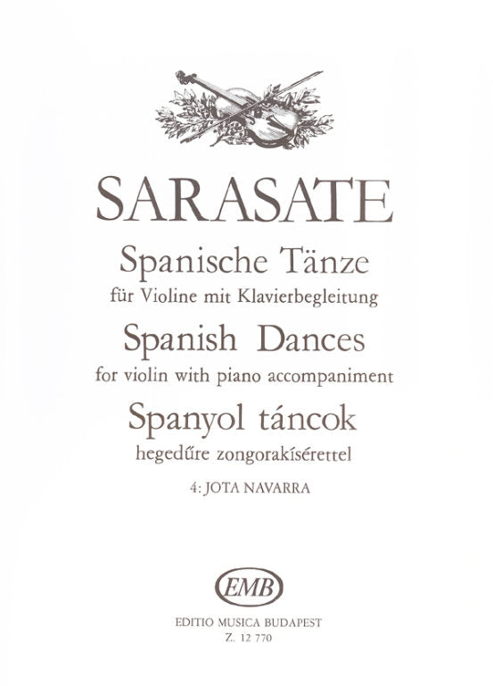 Sarasate - Jota Nbavarra Op22/2 - Violin/Piano Accompaniment EMB Z12770