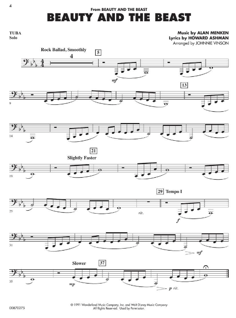 Essential Elements Disney Favorites - Tuba - Hal Leonard