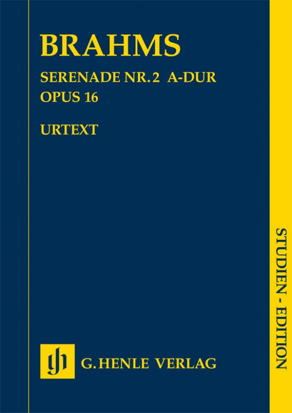 Serenade No 2 Op 16 Study Score