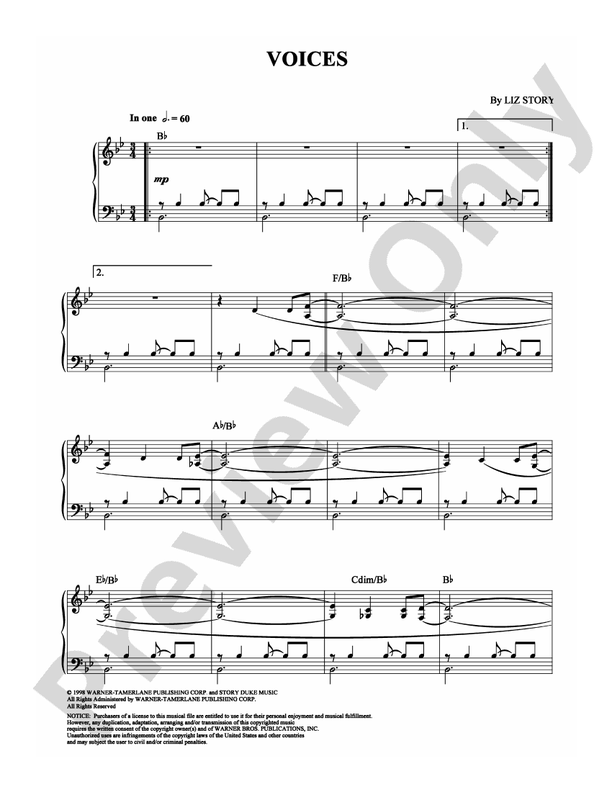 Voices - Piano (Digital Download)