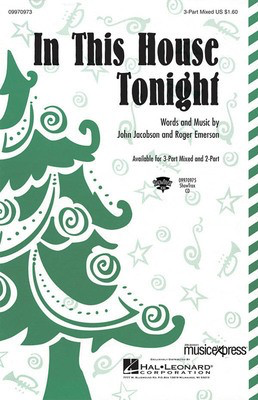 In This House Tonight - John Jacobson|Roger Emerson - 3-Part Mixed Hal Leonard Choral Score Octavo