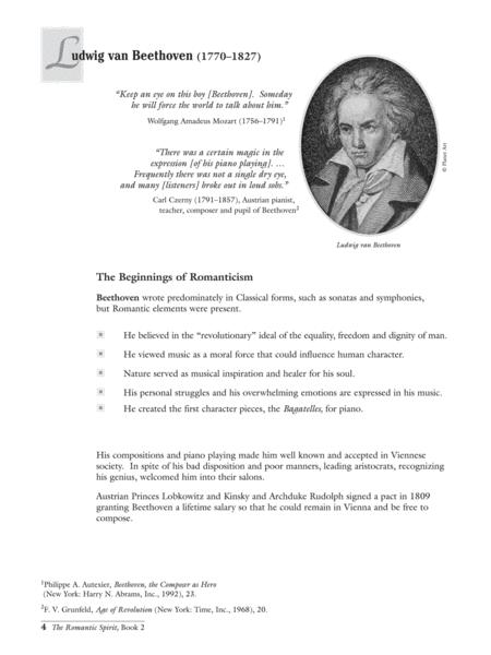 The Romantic Spirit 1790-1910 Book 2 Book/CD