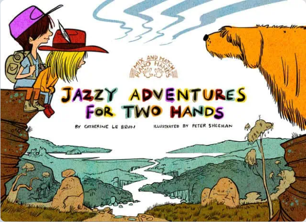 Jazzy Adventures for Two Hands - Piano by Le Brun Flip-Book Mix & Match Piano Hands