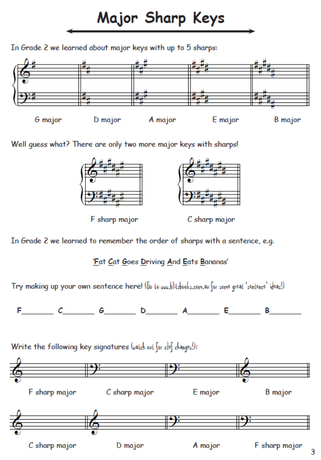 How to Blitz Musicianship Grade 3 - Student Book by Coates M3