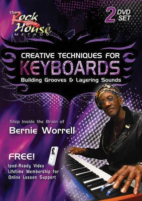 Creative Techniques For Keyboards 2Dvd Set - Building Grooves & Layering Sounds - Keyboard|Piano Bernie Worrell Rock House DVD