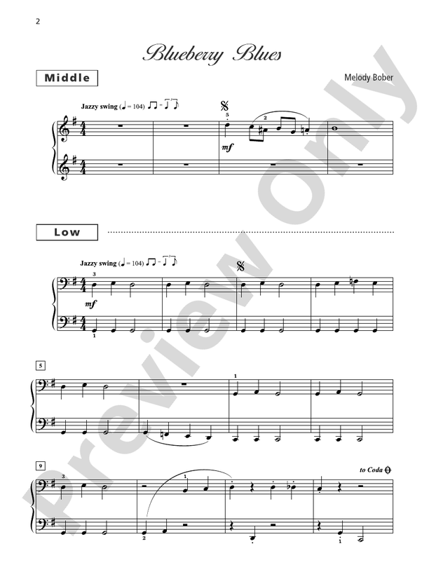 Grand Trios for Piano, Book 3: 4 Late Elementary Pieces for One Piano, Six Hands (Digital Download)