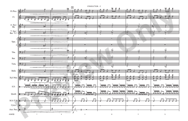 Godzilla, Part 3 – Marching Band Conductor Score & Parts (Digital Download)