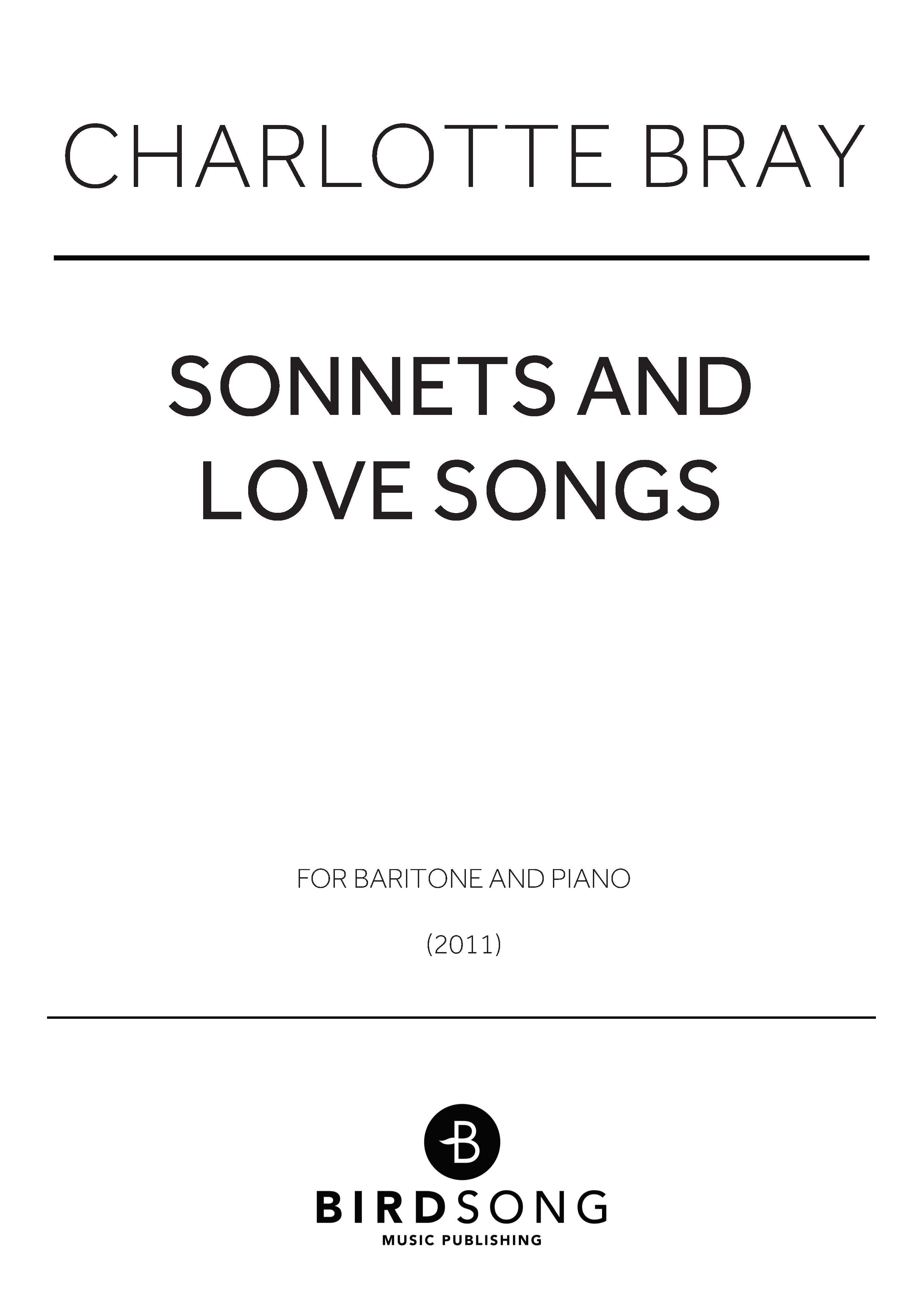 Sonnets and Love Songs - Voice/Piano (Digital Download)
