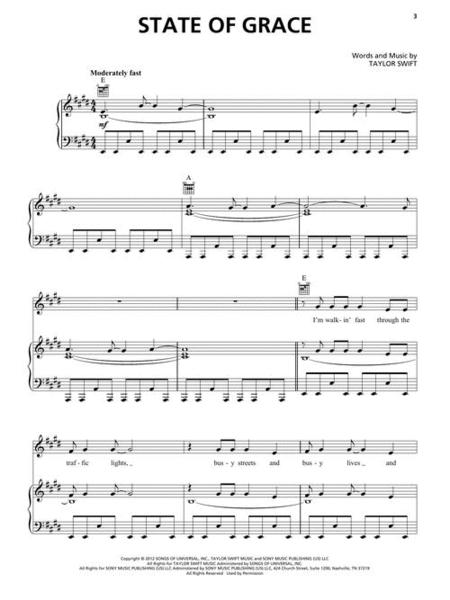 Taylor Swift - Red (Taylor's Versions) - PVG Hal Leonard 394706