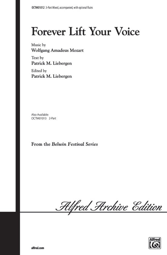 Forever Lift Your Voice – 3-Part Mixed Choral Octavo (Digital Download)