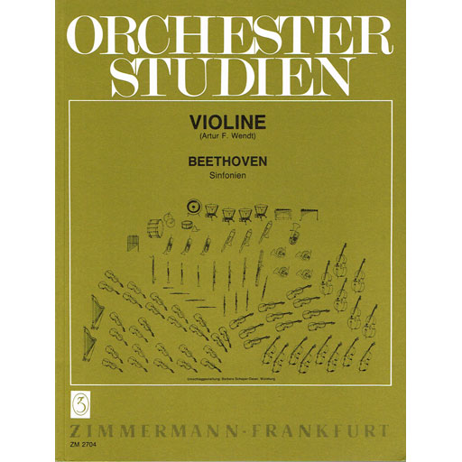 Orchestral Studies Beethoven Symphonies - Violin Zimmermann ZM2704