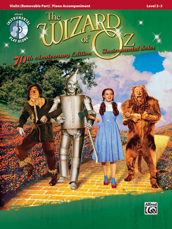 Wizard of Oz Inst Solos Violin Bk/CD