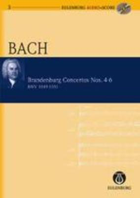 Brandenburg Concertos 4-6 Study Score/CD