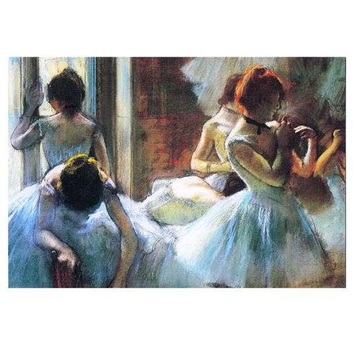 Greeting Card - Tanzerinnen By Edgar Degas