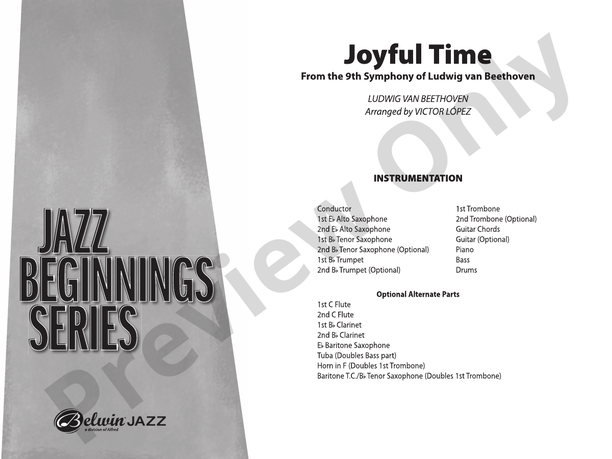Joyful Time - Jazz Ensemble Conductor Score & Parts(Digital Download)