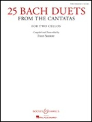 25 Bach Duets from the Cantatas - Two Cellos Performance Score - Johann Sebastian Bach - Cello Fred Sherry Boosey & Hawkes Cello Duet