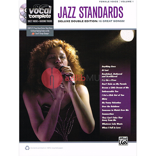 Vocal Complete: Female Voice Jazz Standards Bk/OA