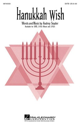 Hanukkah Wish - Audrey Snyder - 2-Part Hal Leonard Choral Score Octavo
