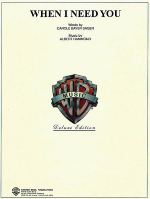 When I Need You - Deluxe Edition - Alfred Music Piano & Vocal