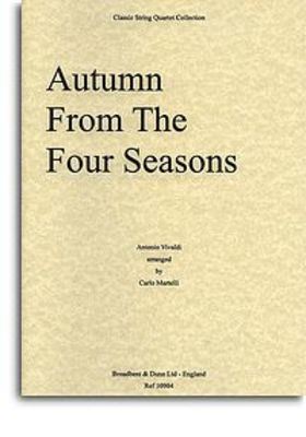 Four Seasons Autumn String Quartet Parts -