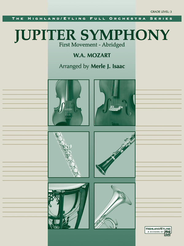 JUPITER SYMPHONY 1ST MOVT FULL ORCH ARR ISAAC MOZART