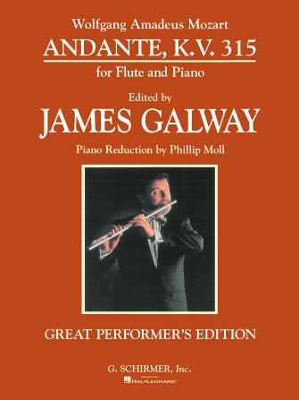 Mozart - Andate in CMaj K315 - Flute/Piano Accompaniment edited by Galway Schirmer 50481085
