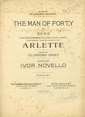 The Man Of Forty (from 'Arlette') - Vocal/Piano (Digital Download)
