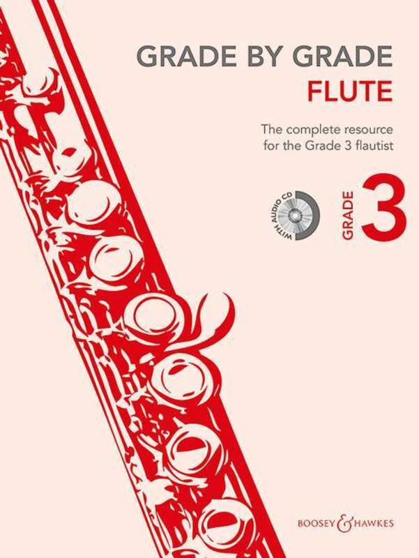 Grade by Grade - Flute Grade 3 Bk/CD - B&H BH12880