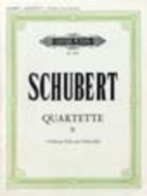 Schubert - String Quartets Bk 2 - String Quartet Score/Parts - Peters EP168B