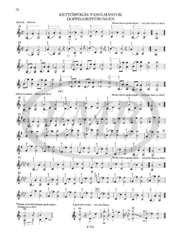 Denes - Violin Tutor Volumes 5-6 - Violin EMB Z7111