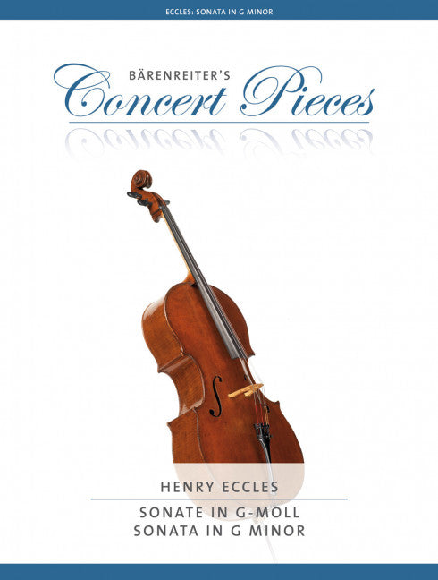 Sonata in G Minor Cello/Piano - Eccles Henry Barenreiter BA10699
