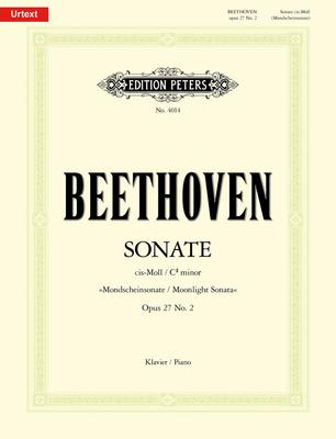 Beethoven - Sonata in C#min Op27/2 (Moonlight) - Piano Solo - Peters EP4014
