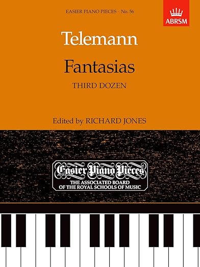 Telemann Fantasias (Third Dozen) for Piano