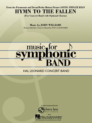 Hymn to the Fallen (Saving Private Ryan) - Concert Band Score/Parts - John Williams Hal Leonard 4001787
