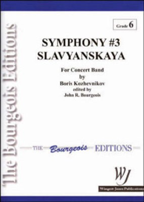 Symphony No. 3 - Boris Kozhevnikov - John R. Bourgeois Wingert-Jones Publications Score/Parts